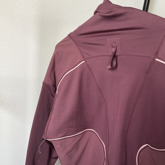 FREE PEOPLE Act Fast Warmth Layer in maroon NWOT sz Large - Picture 11 of 12